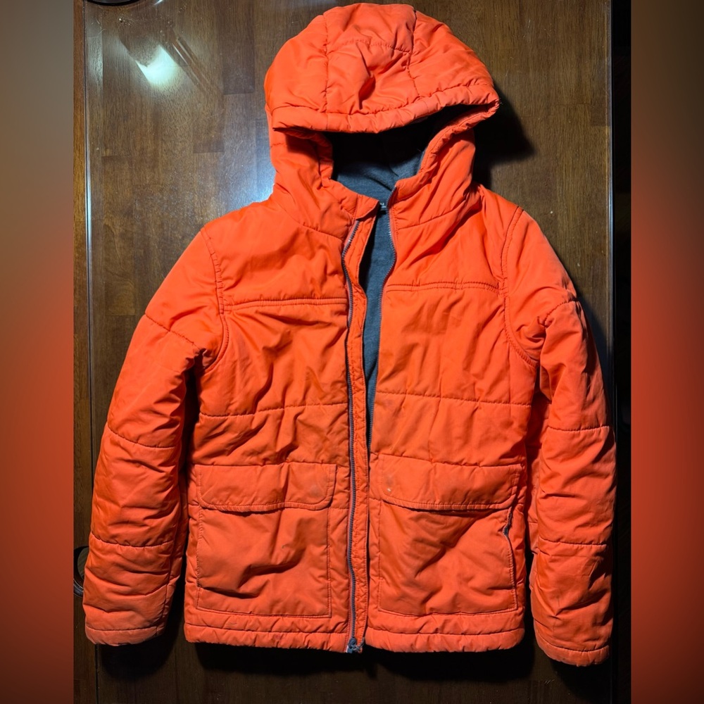 DSG Bright Orange Kids Puffer Jacket